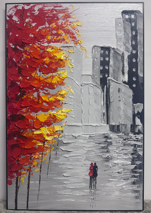Autumn in the city (80cm x 120cm)