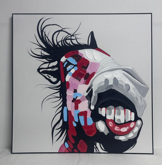 0026 - Mr Donkey (100cm x 100cm)
