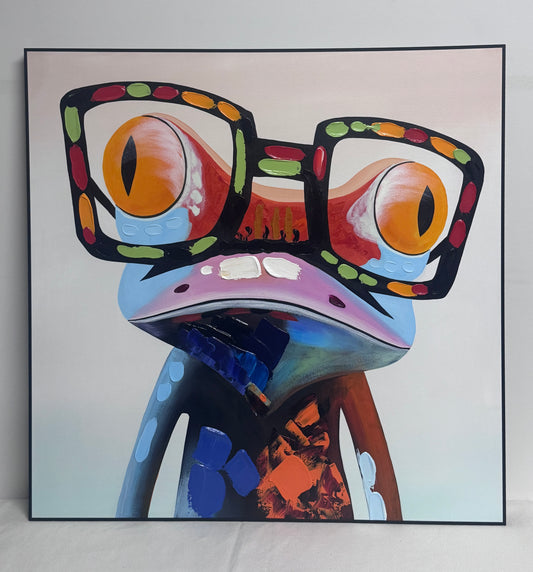 0028 - Mr Frog (100cm x 100cm)