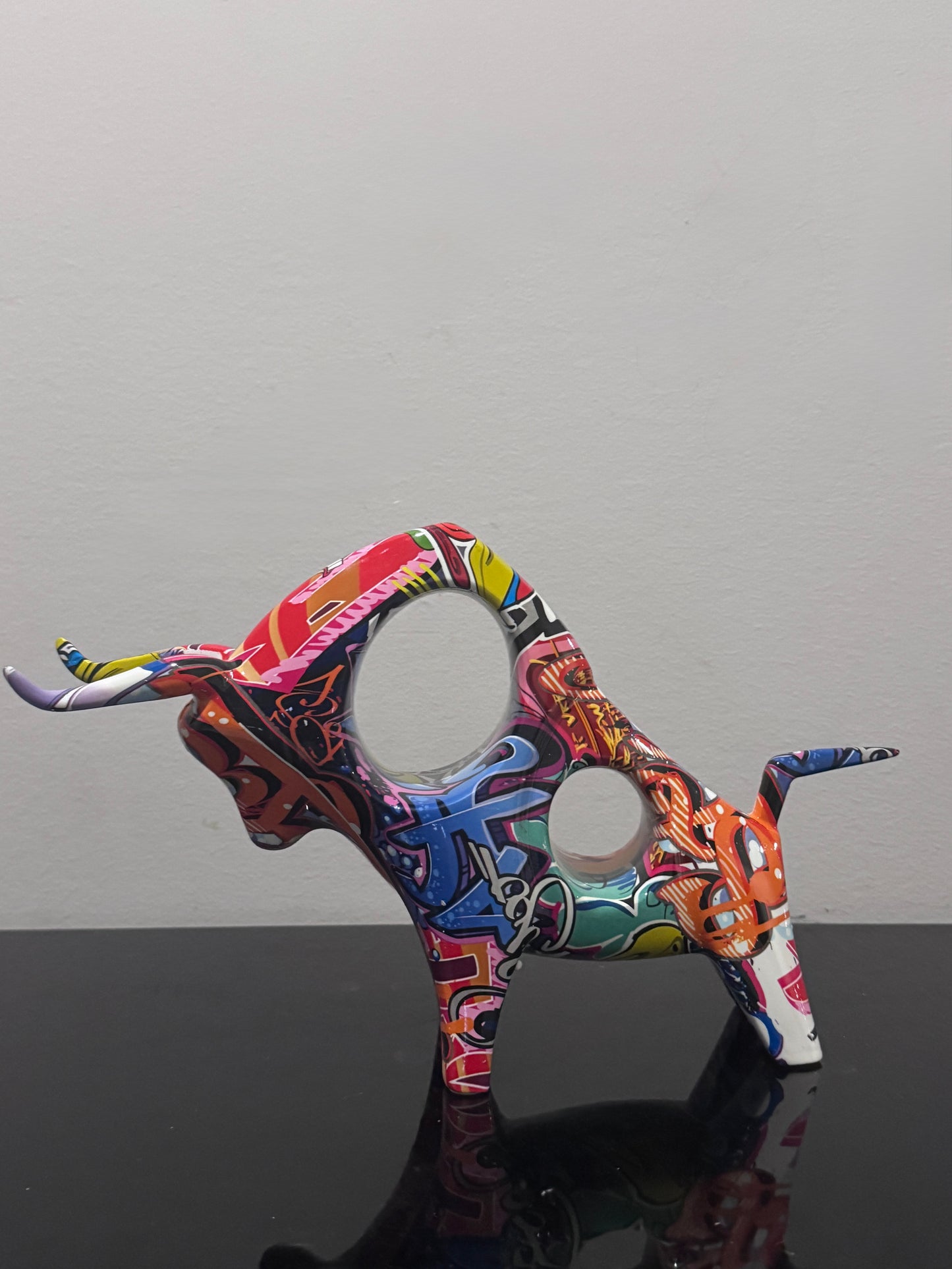 Graffiti Bull (18.5cm x 29cm)