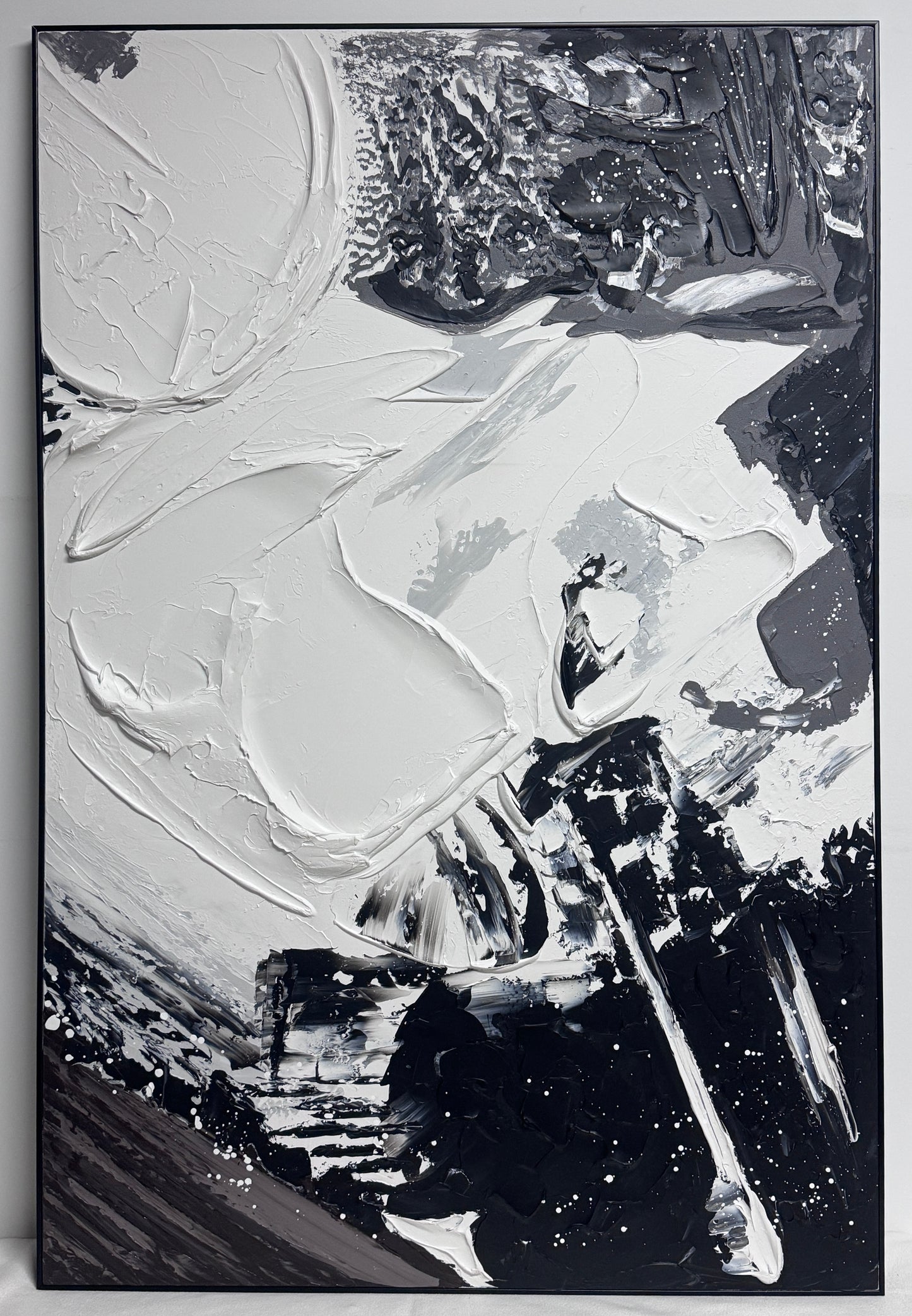 Gravity in Monochrome  (100cm x 150cm)