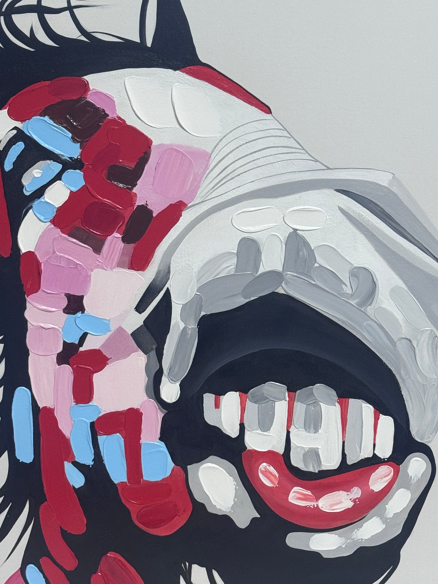 0026 - Mr Donkey  (100cm x 100cm)