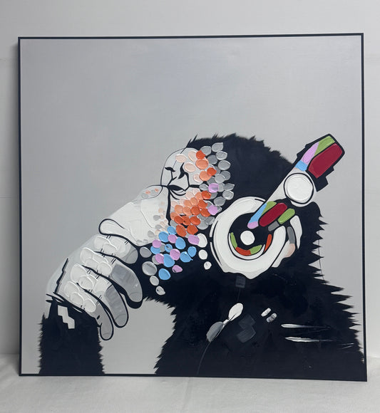 0027 - Mr Monkey (100cm x 100cm)