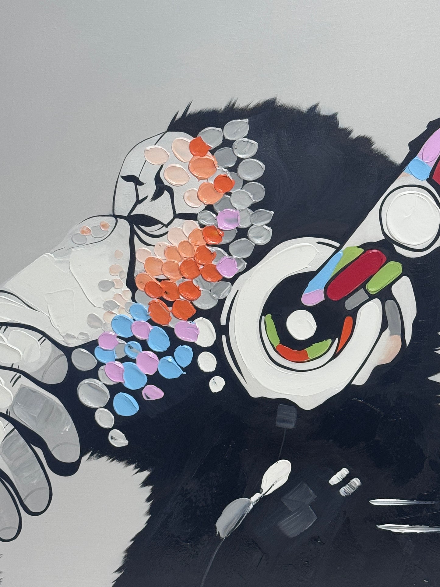 0027 - Mr Monkey (100cm x 100cm)