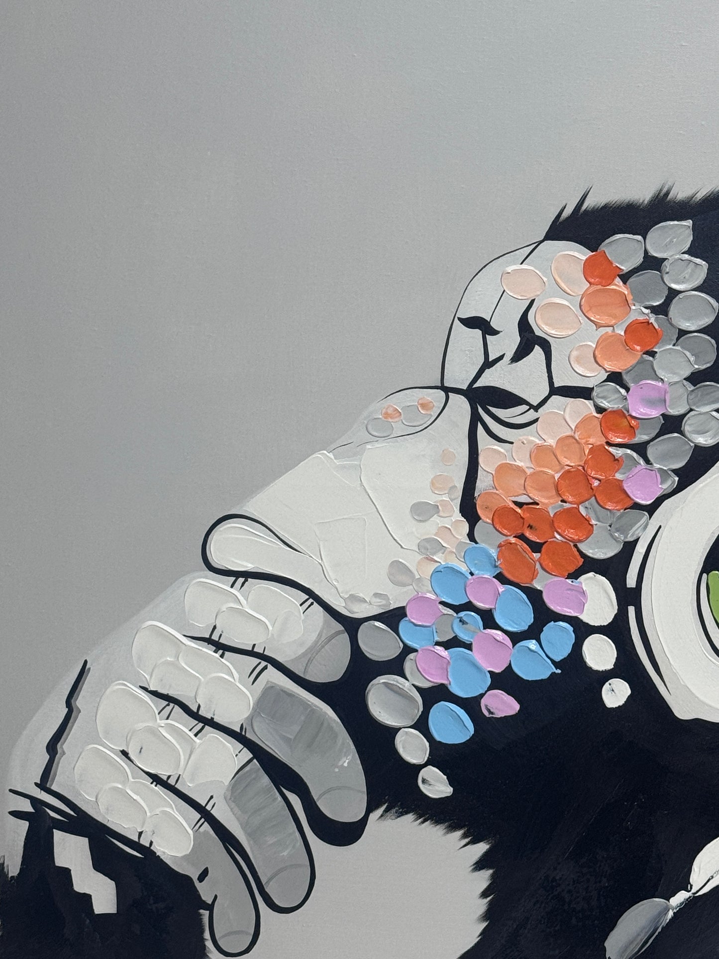 0027 - Mr Monkey (100cm x 100cm)