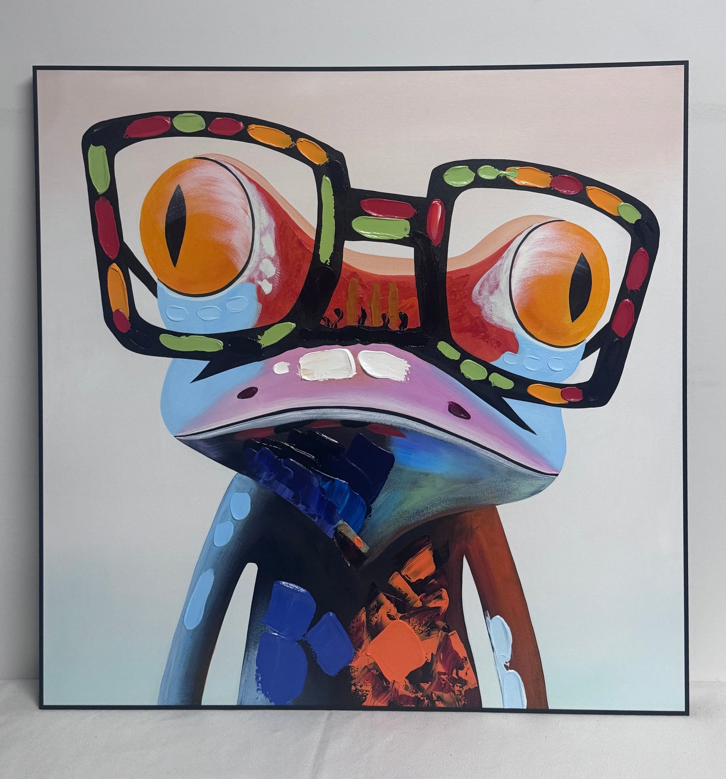 0028 - Mr Frog (100cm x 100cm)