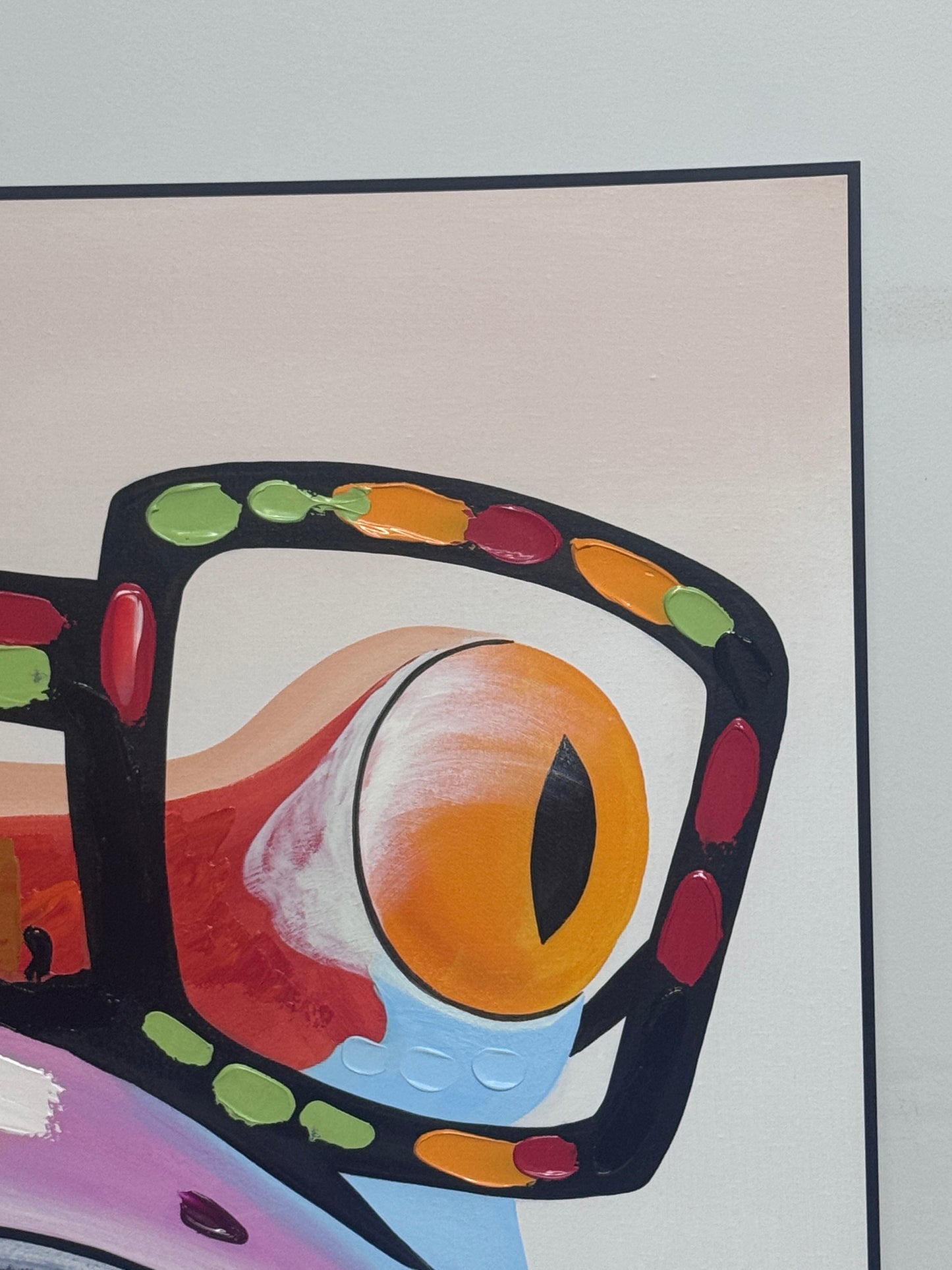 0028 - Mr Frog (100cm x 100cm)