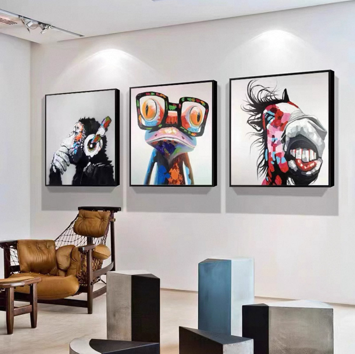 0026 - Mr Donkey  (100cm x 100cm)