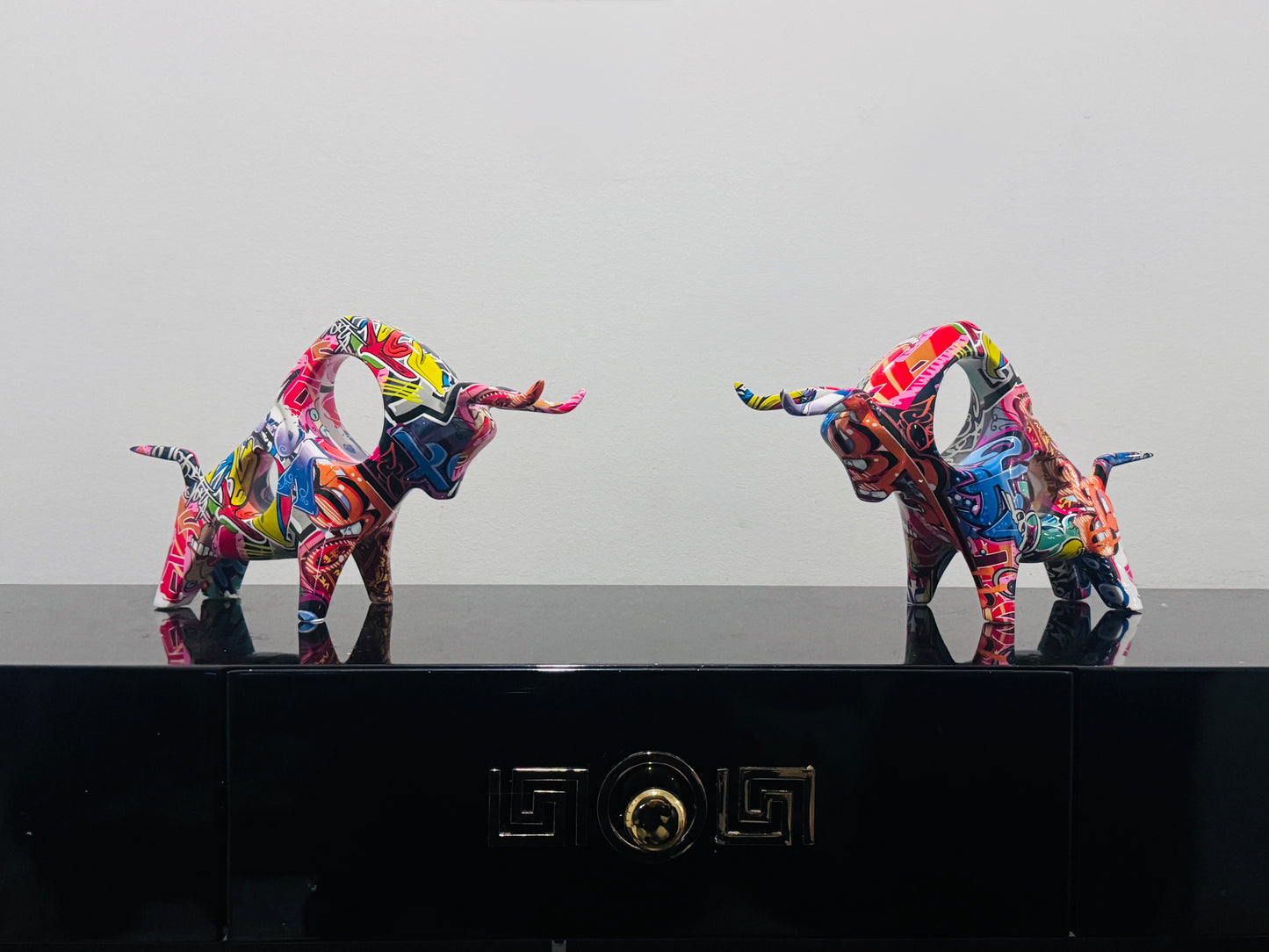 Graffiti Bull (18.5cm x 29cm)