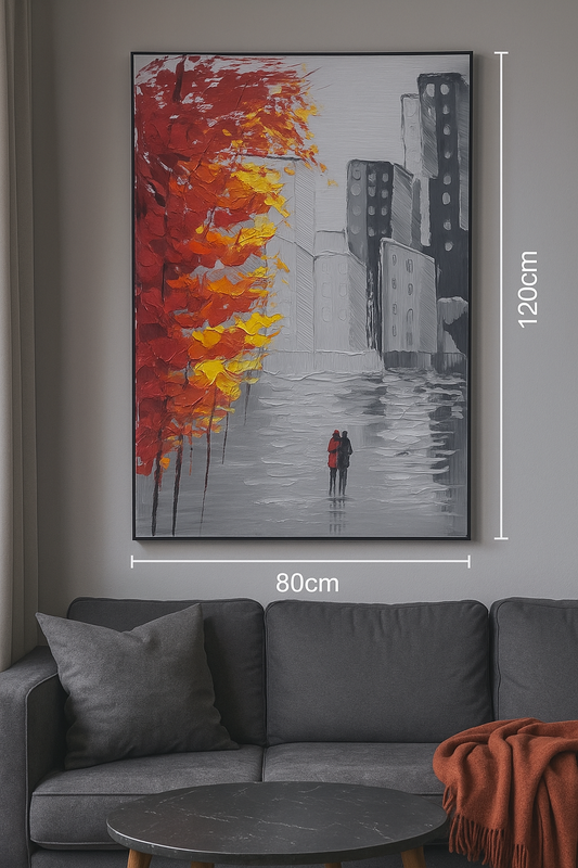 Autumn in the city  (80cm x 120cm)