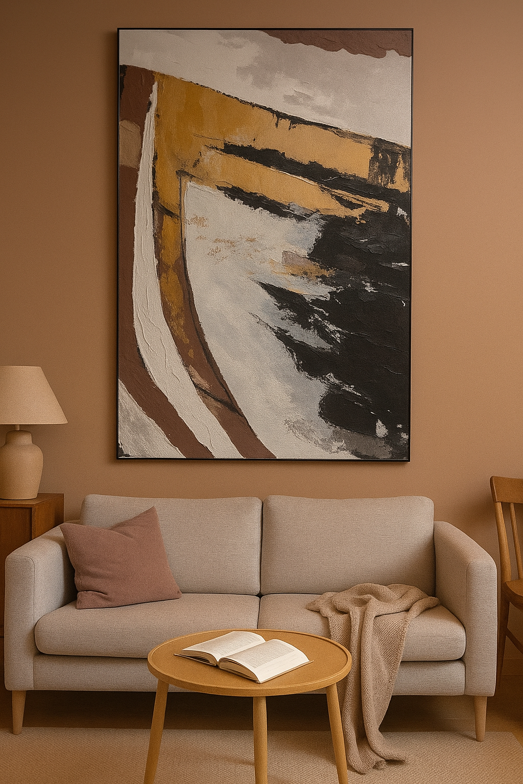 Momentum of Earth and Gold (120cm x 180cm)