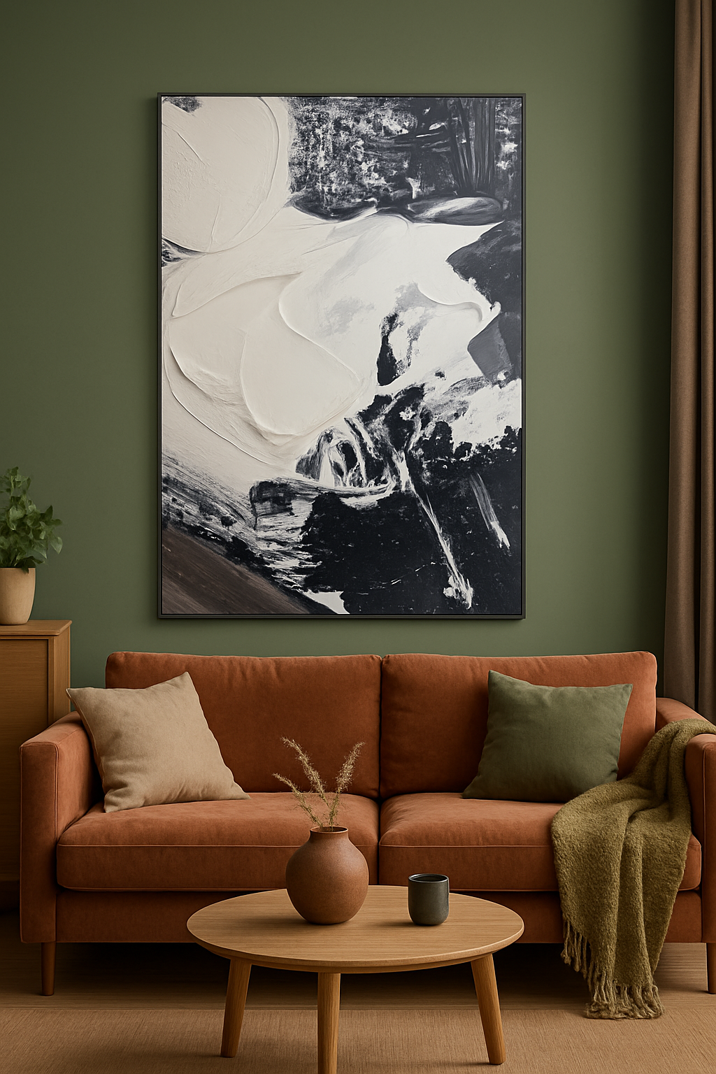 Gravity in Monochrome  (100cm x 150cm)