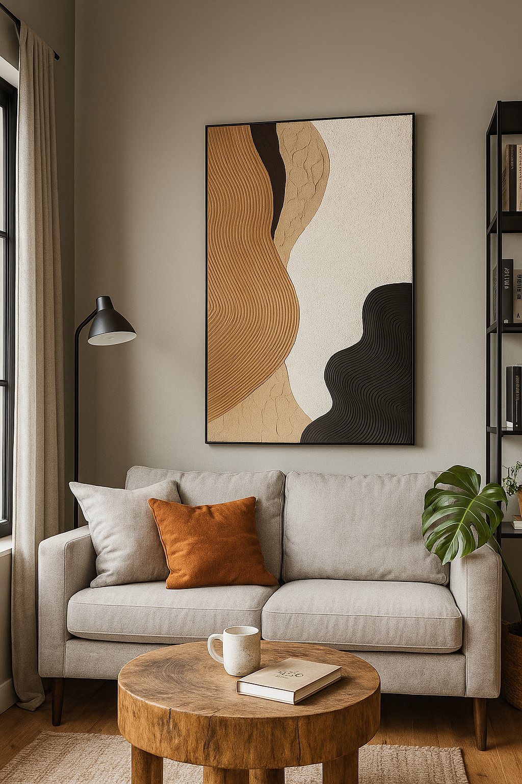 Earthen Currents (80cm x 120cm)