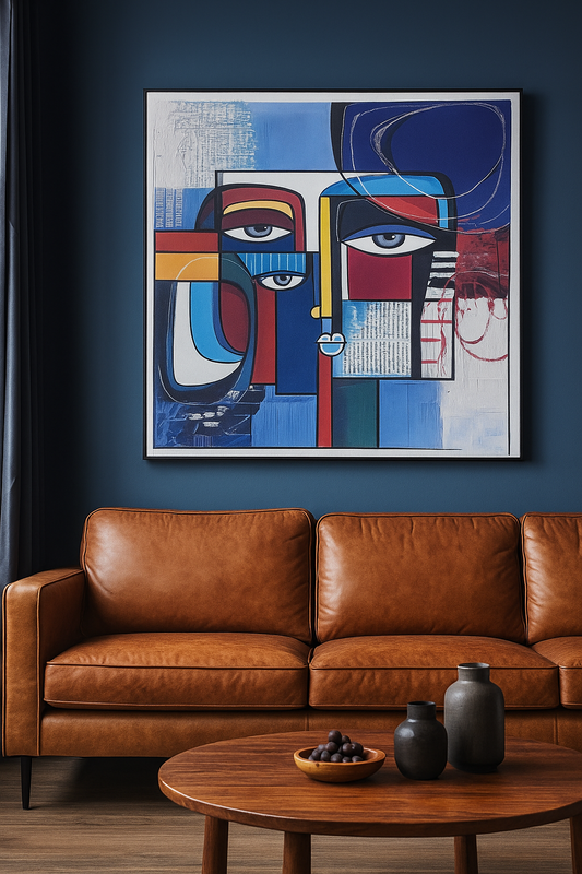 Fractured Harmony (100cm x 100cm)