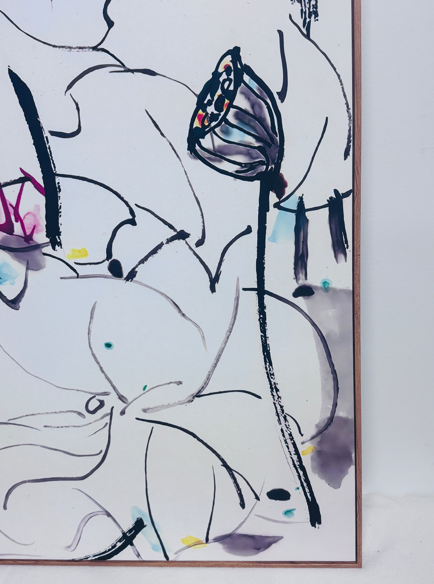 Whispers of the Lotus  (120cm x 120cm)