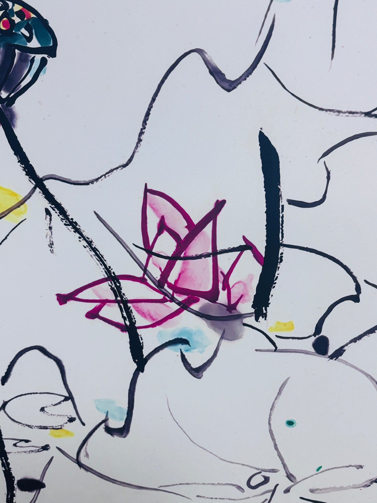 Whispers of the Lotus  (120cm x 120cm)